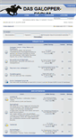 Mobile Screenshot of galopperforum.de
